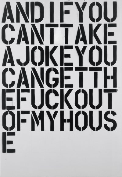 christopher wool,  and if you  1992.